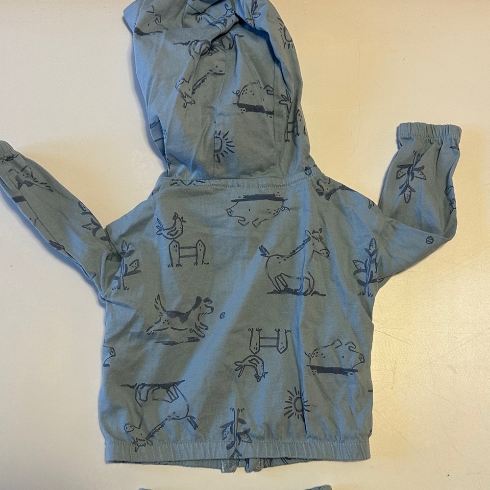 Carter's Gray/Blue Baby Outfit - Picture 5 of 7